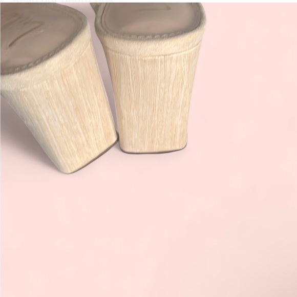 Lulu's Cream Mules Sleek Pointed Toe Design - Picture 3 of 4